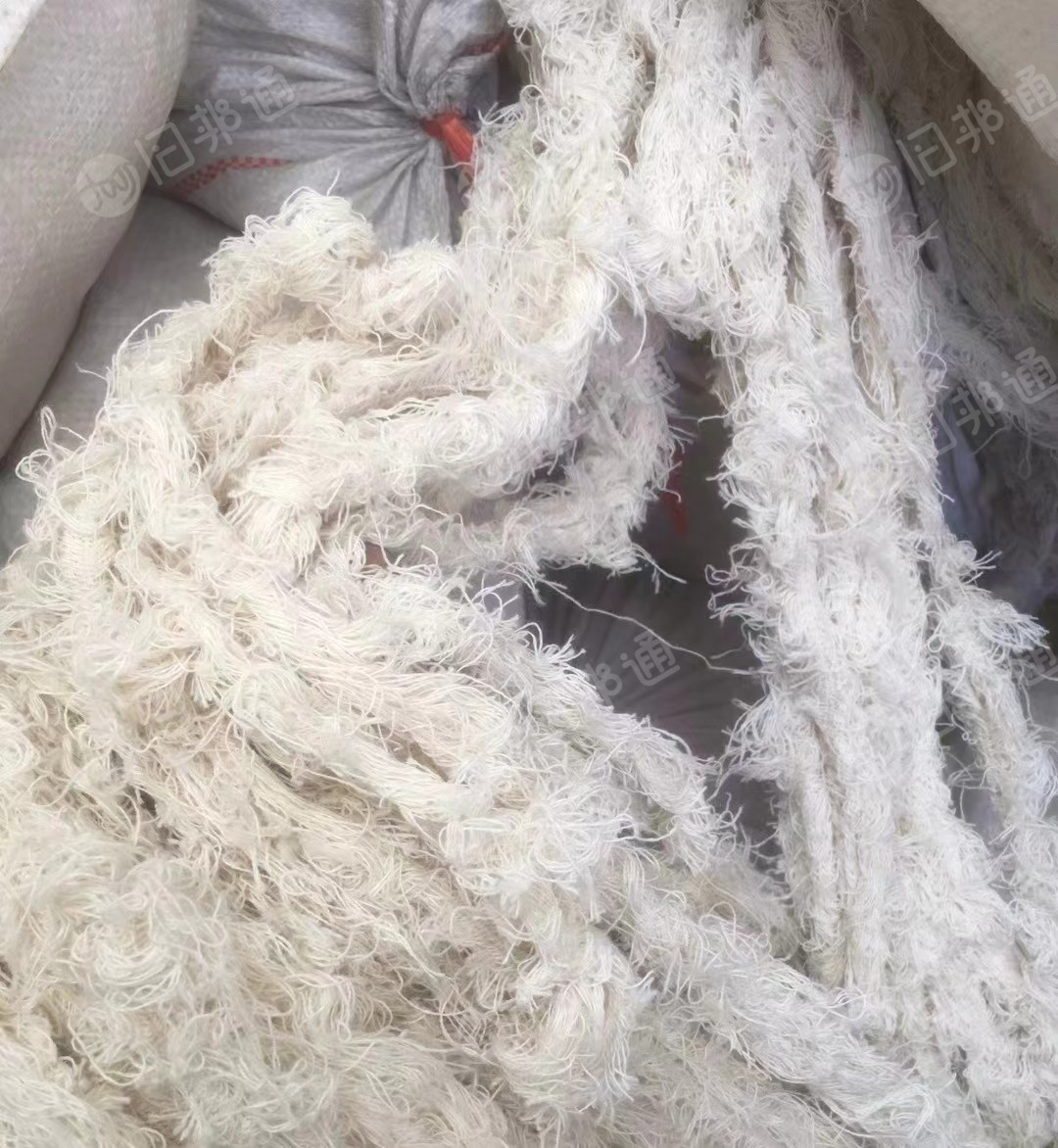长期出售本白工业废棉纱,涤棉棉纱,10-14支,河北保定