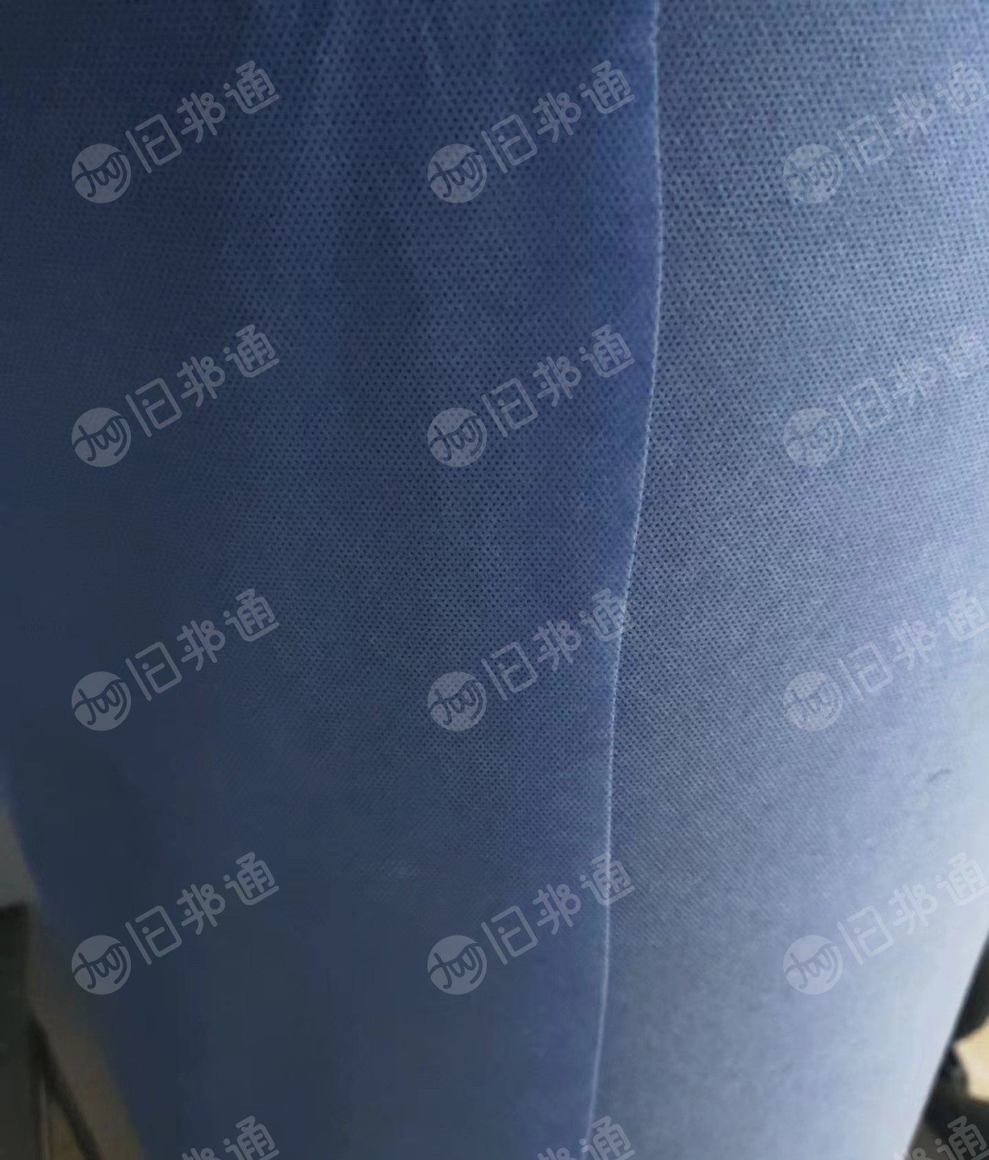 出售sms无纺布,40克,蓝色,1.6米幅度成卷的,现货5吨左右,货在黑龙江哈尔滨