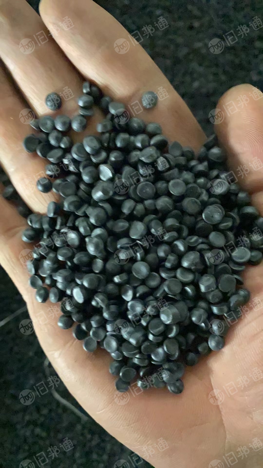 出售PET颗粒,日本电厂电线皮做的颗粒,纯黑,现货250吨