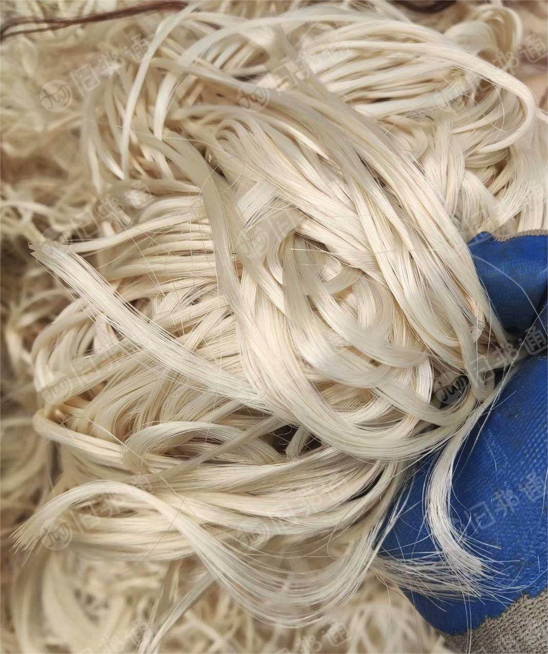 出售PVC中性废丝,现货100吨,假发产下来的