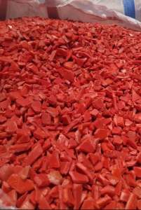 长期出售一级红色低压破碎料，可直接注塑用
