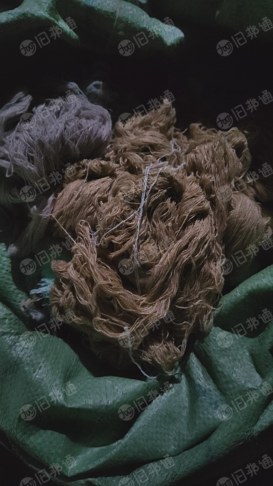 长期出售废毛线,织羊毛衫的废纱,现货十几吨