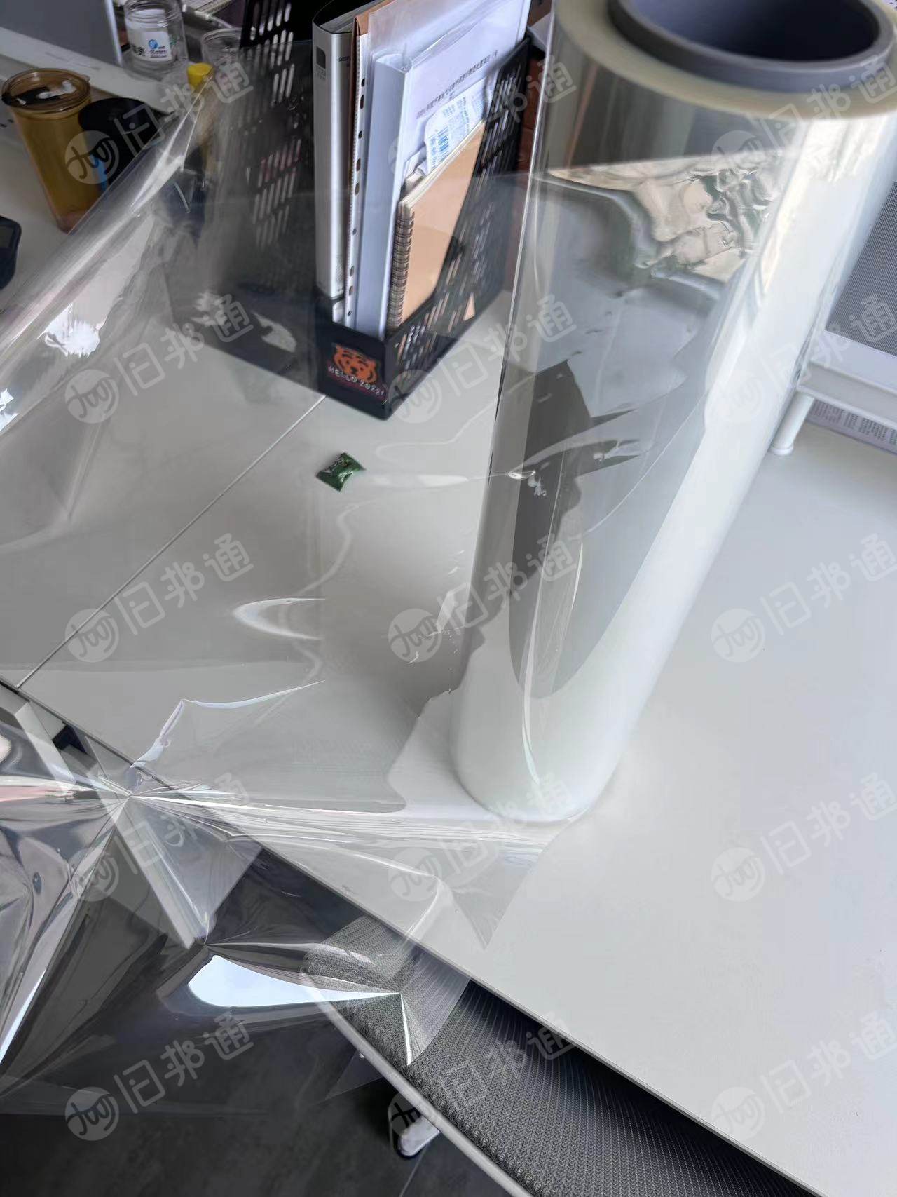 长期出售pet卷筒膜,新膜10吨左右,二次利用卷膜有千百吨,硅油无硅油已分开