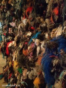 回收纺纱厂下来的涤纶花丝，重丝，开花用