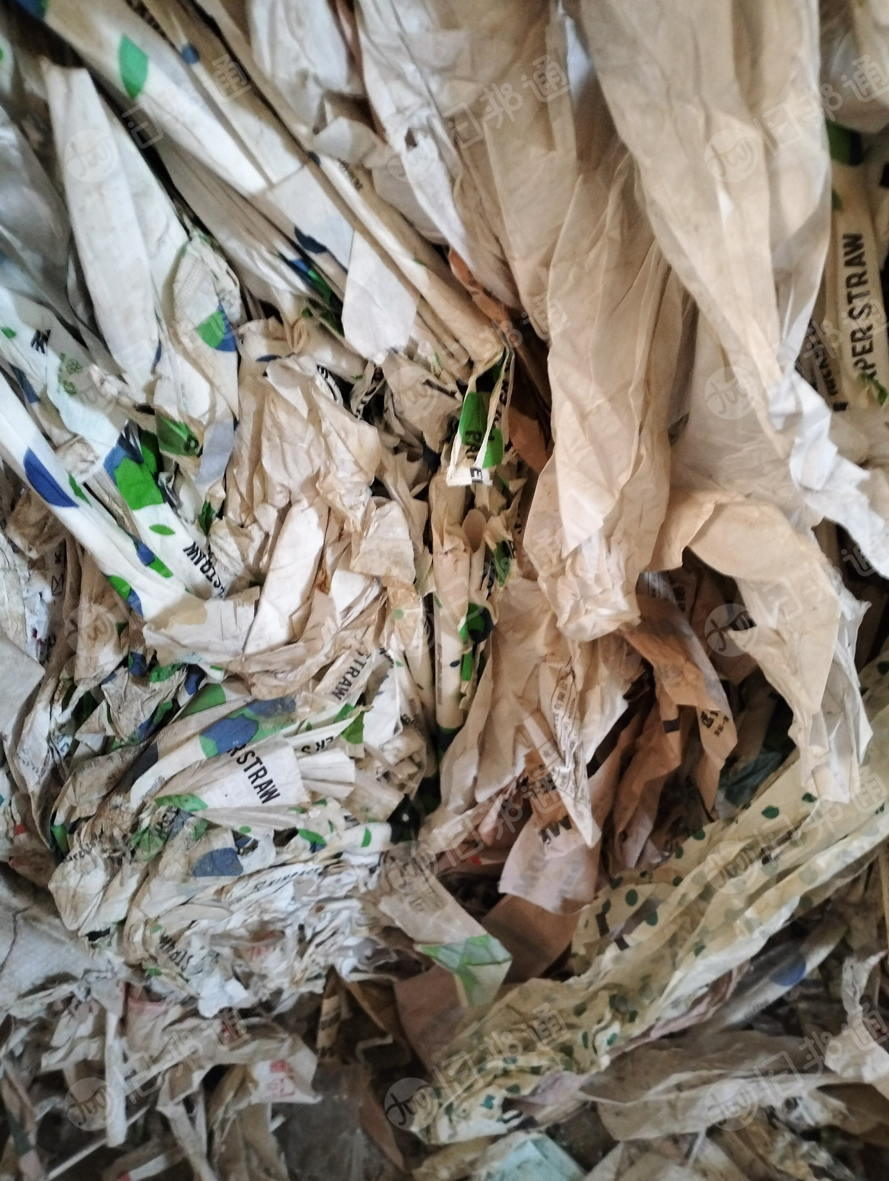 出售吸管纸废料,无水分