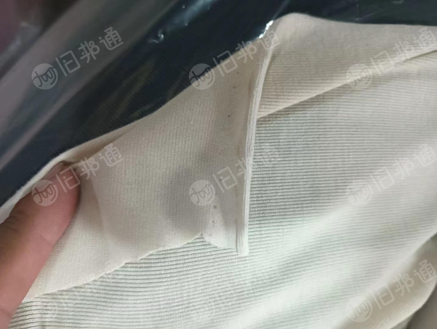 出售涤棉1*1罗纹库存布,彩色的五六吨,门幅170克重180/200,浙江绍兴
