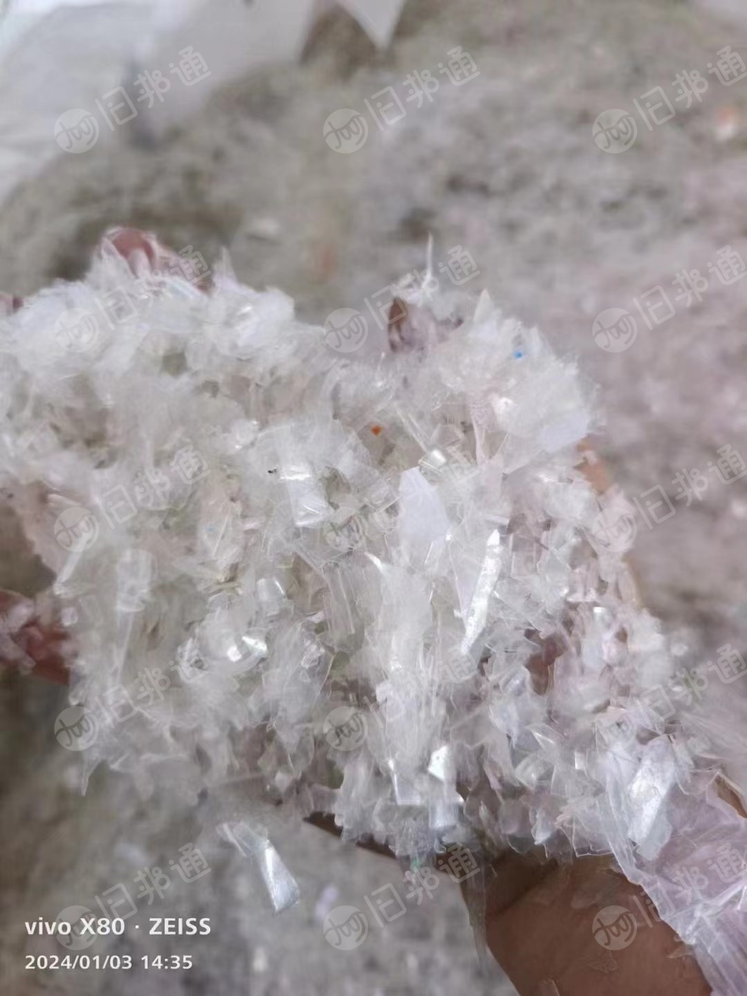 长期出售透明丙破碎料,饭盒破碎料