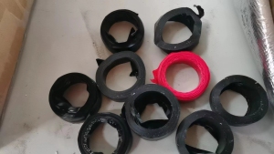 出售PVC电工胶带废料，纸管已经抽离，现货7吨左右，长期有货