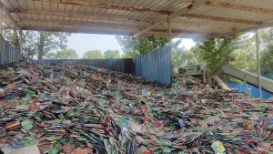 出售铝易拉罐压片料