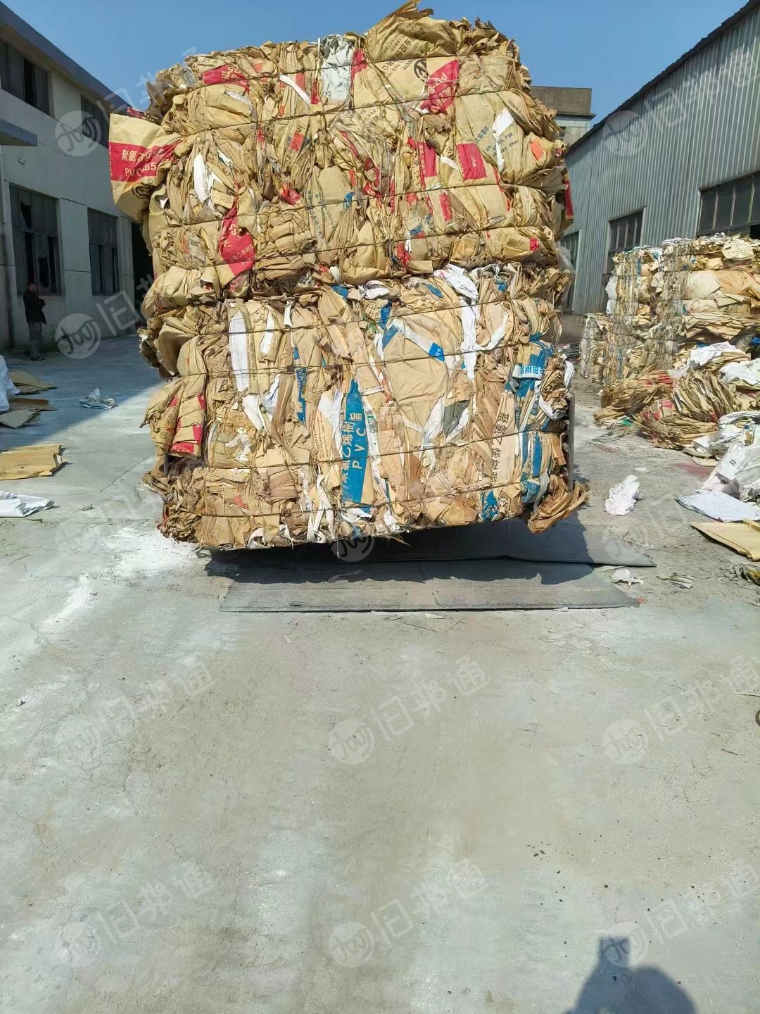 长期出售废纸塑袋,纯牛皮纸袋压包