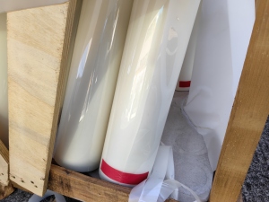 出售车衣膜，PET复TPU卷膜，3层的，现货十几吨