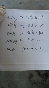 出售二手吨包，规格如下，现货几千条