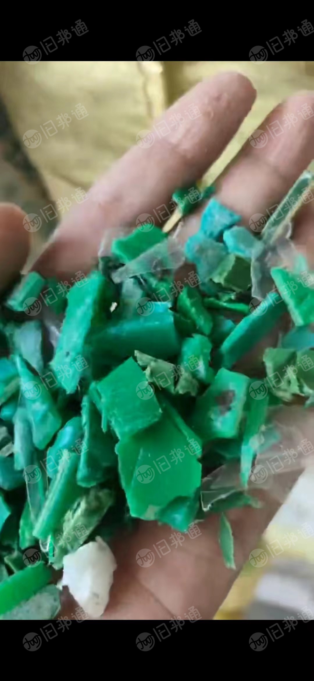 求购绿色垃圾桶破碎料,注塑低压框破碎料