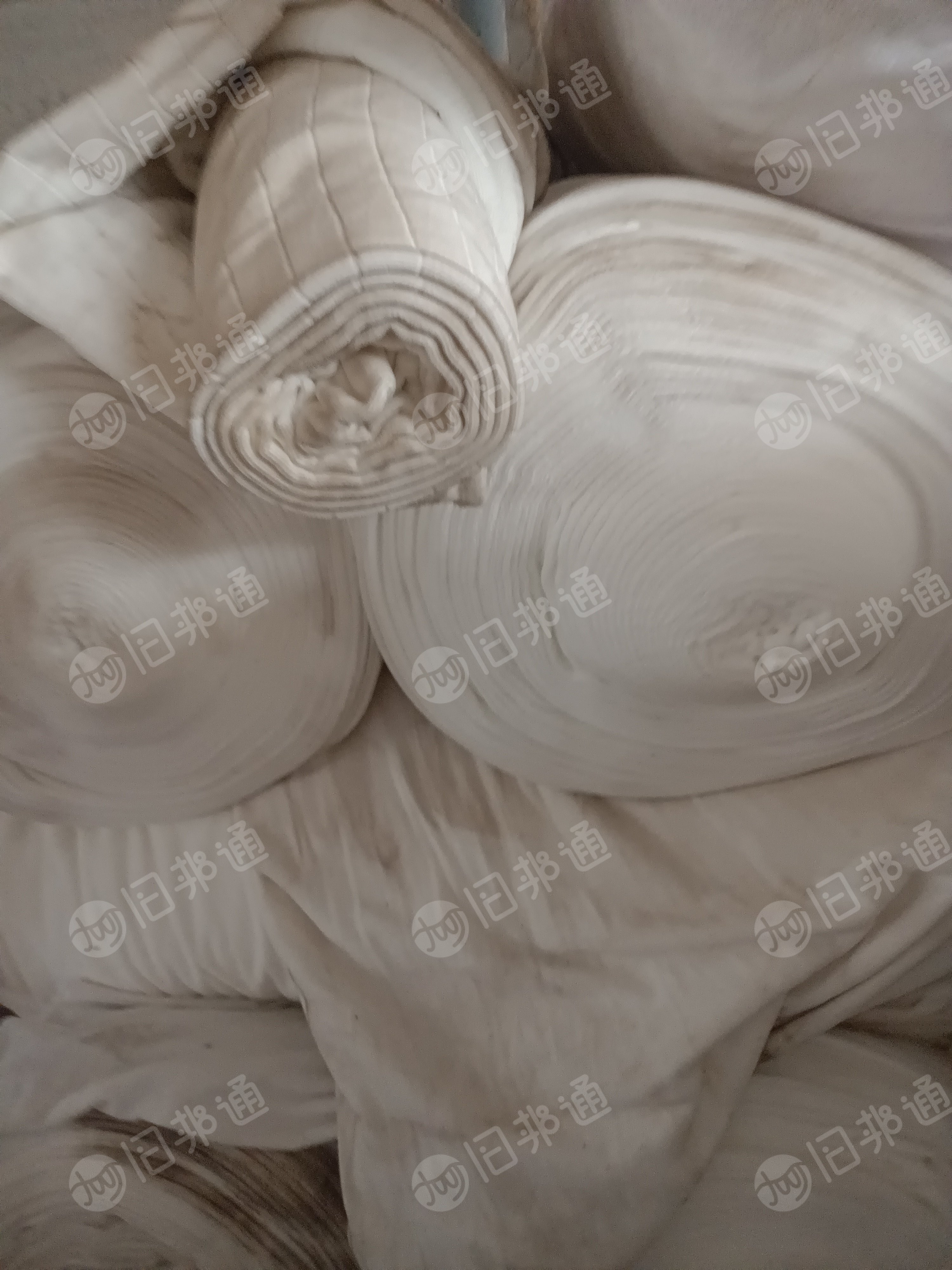 回收涤纶废布,纯白,涤纶,涤纶拉丝料