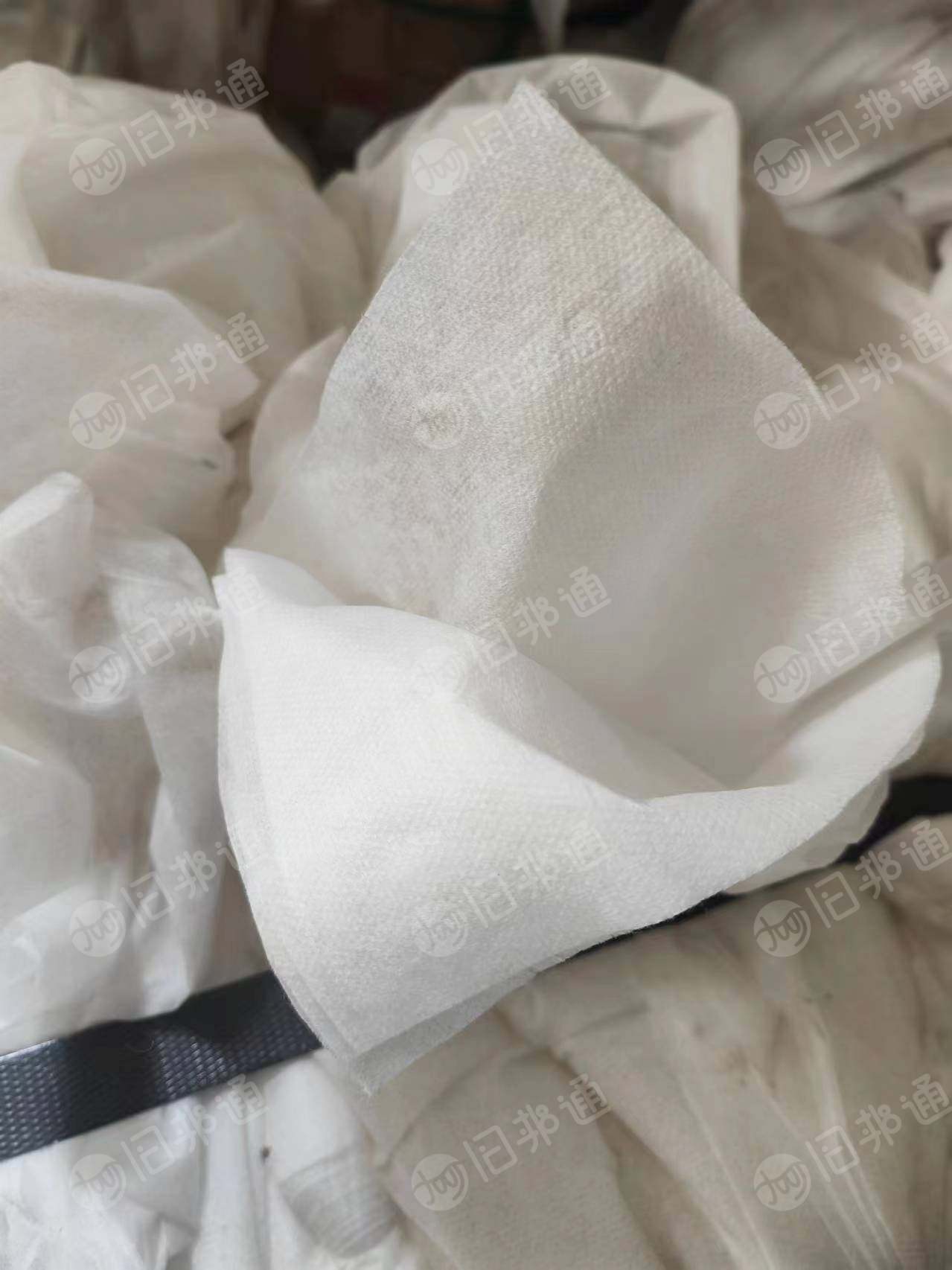 出售废布,边角料,涤棉布,开花料,白色,现货30吨