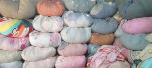 出售纯棉花床单被罩，花单子，花布单，现货有十几吨，货在安徽六安