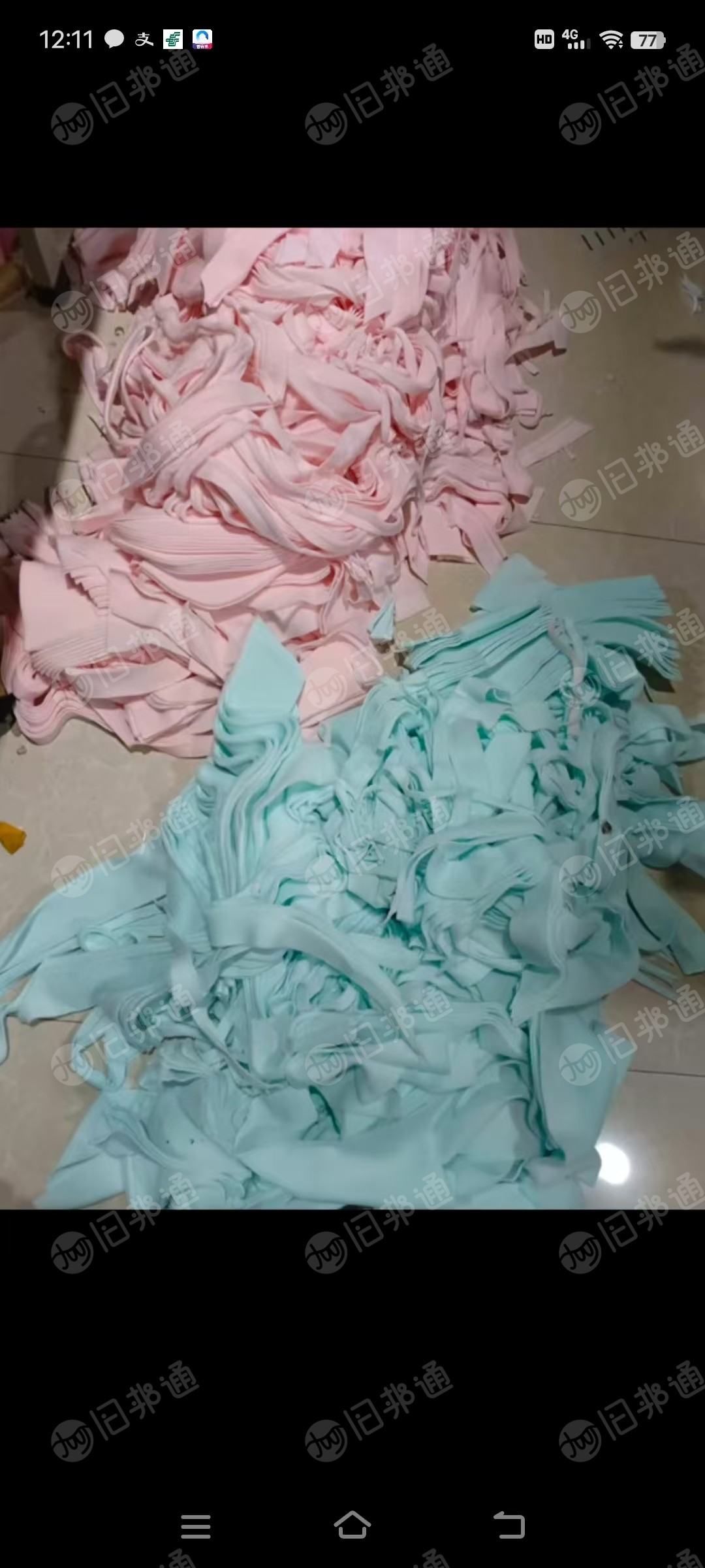 出售服装厂下脚料,拉丝料,各种材质废布,杂色,现货十几吨