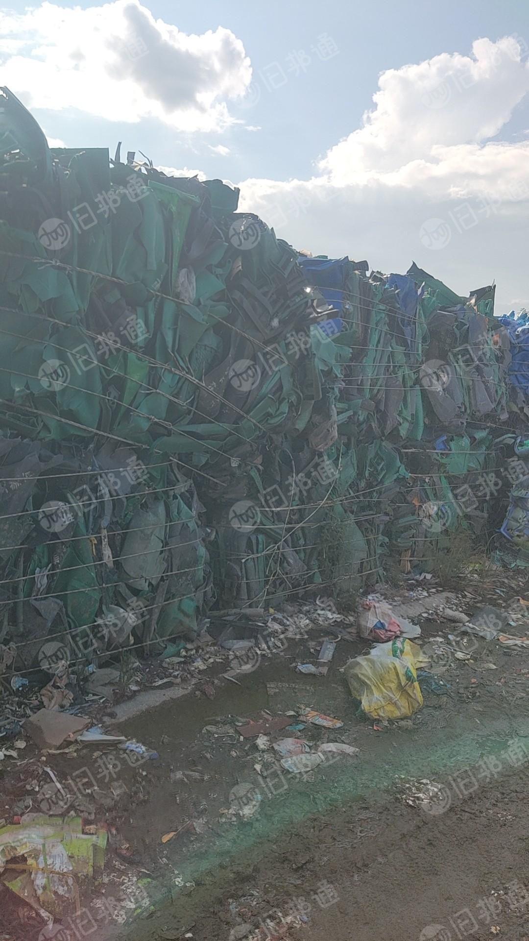 出售pe垃圾桶压块,去铁去轮子,现货一挂车,建瓯自提