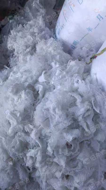 出售羊毛衫废纱,弹力纱,白色,现货八吨,长期有货
