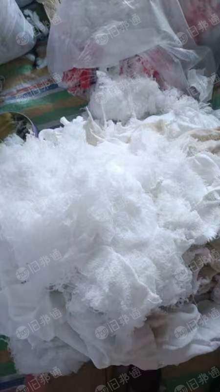 出售羊毛衫废纱,弹力纱,白色,现货八吨,长期有货