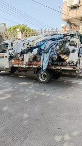 出售窗帘布，杂色窗帘碎布，涤纶废布，货在浙江绍兴柯桥