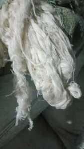 出售混纺废纱，废纱，50棉，带亮光，长期有货