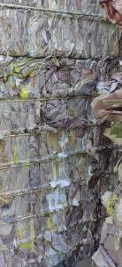 大量出售新闻印花纸散货压块