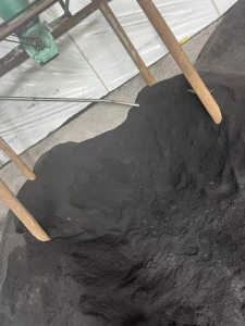 出售橡胶粉过8目，现货40吨