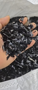 出售黑色饭盒破碎料，过摩擦机，湖南永州