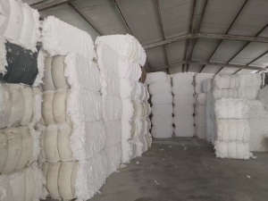 出售再生棉，大白开花棉，含棉量40