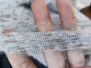 出售库存纱，包纱料，包芯纱，腈尼涤安，现货15吨