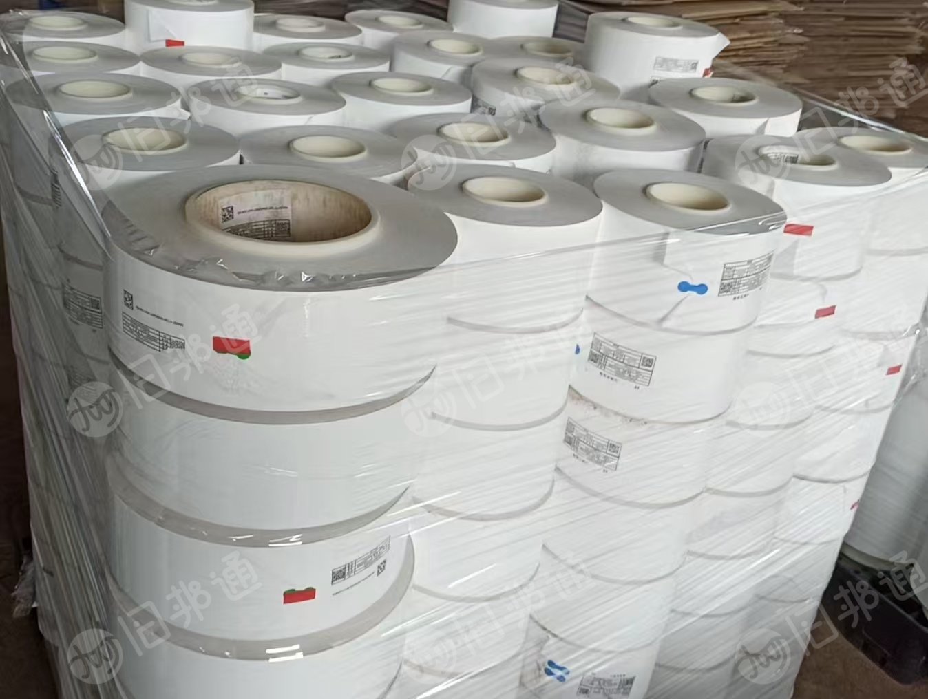 求购pp电池膜卷膜,要成卷的,打绳用