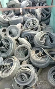 出售废旧轮胎，钢丝胎废料