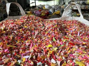 长期出售PP分色丙破碎料 过风选 现货100吨