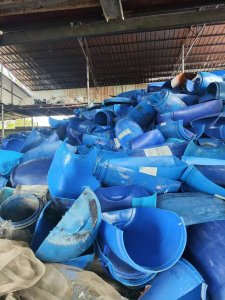 长期出售大蓝桶切片，月供30-40吨