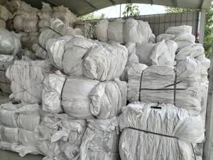 出售PP大白料（PP大包皮，编织袋的一种），可干造