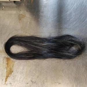 大量回收涤纶黑丝，白色涤纶废丝，干丝