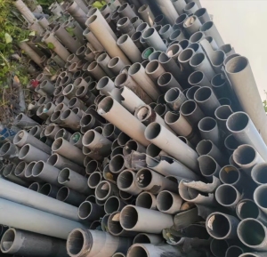 出售PVC三级管废料，废旧PVC管