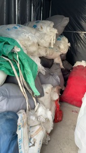 出售废丝，涤纶废丝，氨纶废丝，干丝，混合在一起的统货