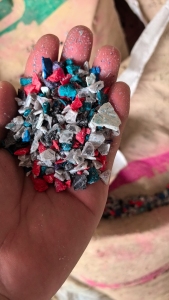 出售ABS杂色破碎料，现货50吨