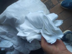 出售涤棉下脚料，涤棉废布，涤棉碎布