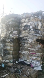 回收铝塑膜炼油，含铝20%-40%，一个月几百吨