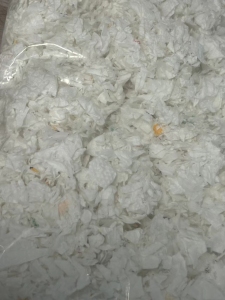 出售带印花的水刺无纺布破碎料