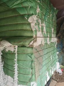 出售纯白水刺无纺布废料，无胶无浆的，每次20吨出，浙江温州