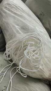 出售割下来的白色氨纶废丝，氨纶干丝