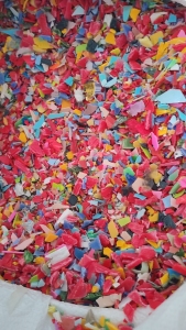 出售花丙破碎料，全漂含少量黑块，现货20吨左右 