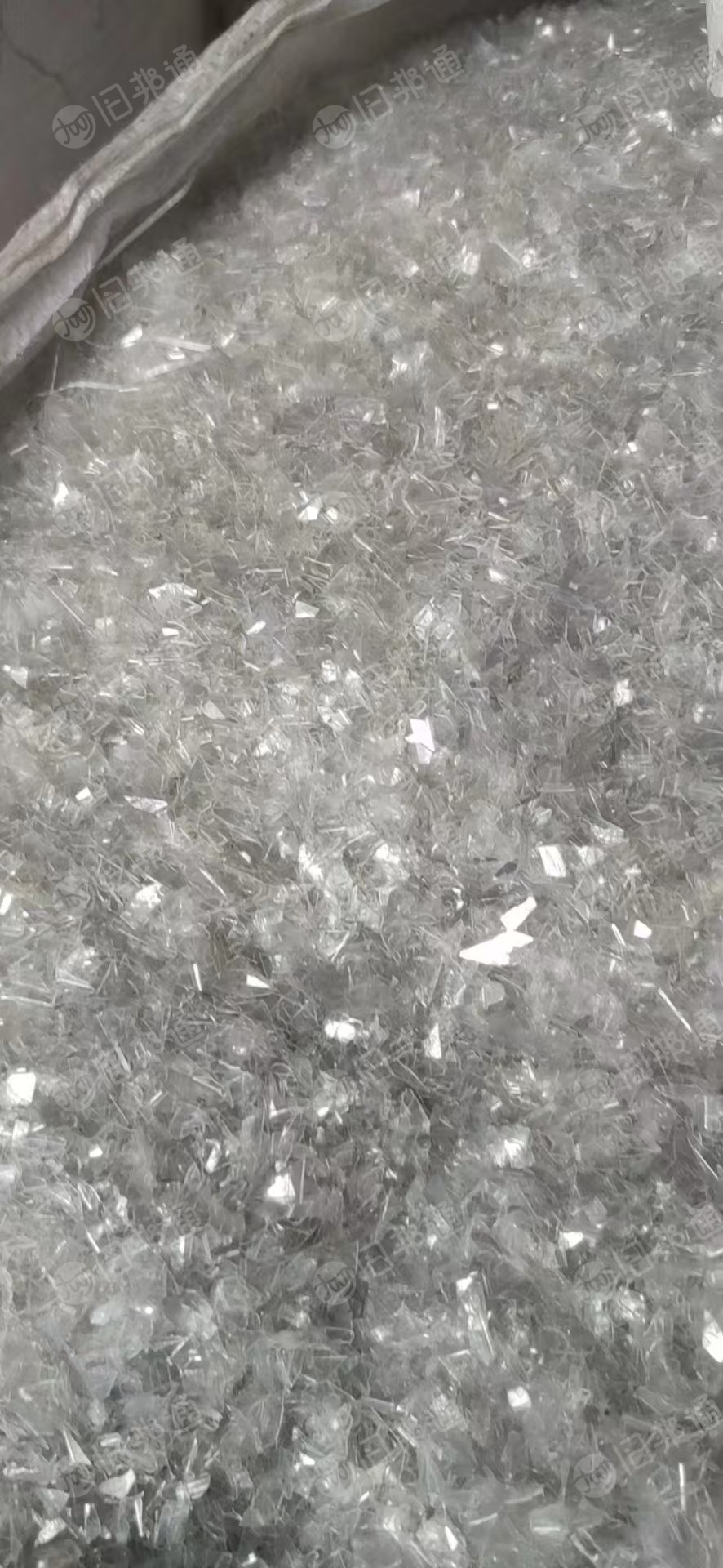 PET吸塑盒粉碎料,可拉片用