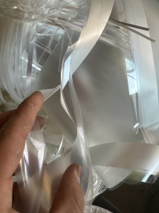 出售PET钛白膜，PET涂层膜，清洗料，现货20多吨