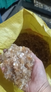 出售PVC吸塑盒破碎料，现货30吨 