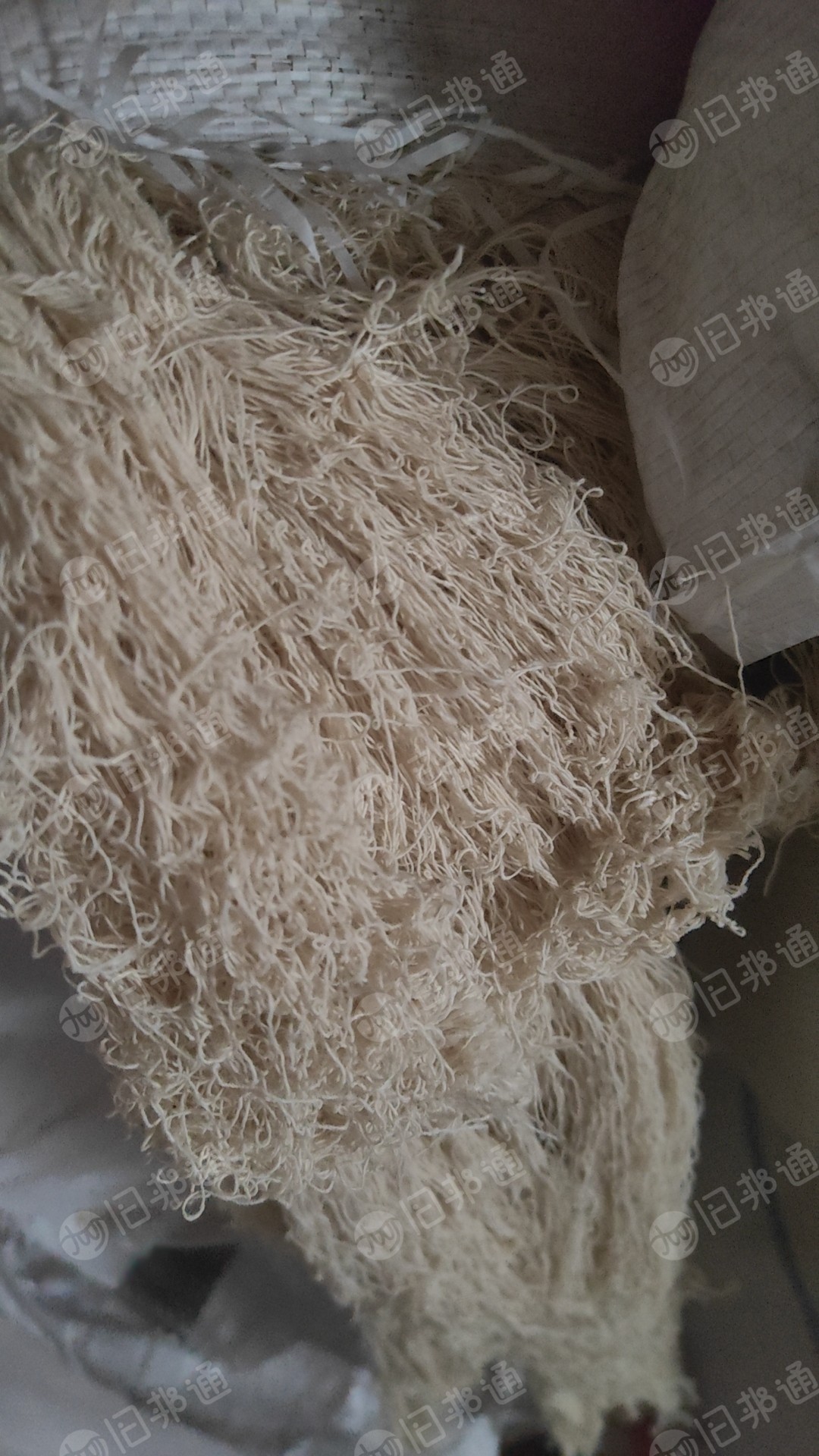 长期出售纯棉纱回丝,每月三五十吨